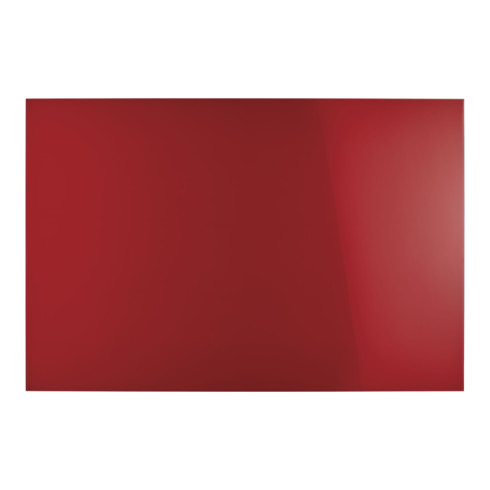 Magnetoplan Design-Glasboard, magnetisch, 1500 x 1000 mm, intensiv-rot