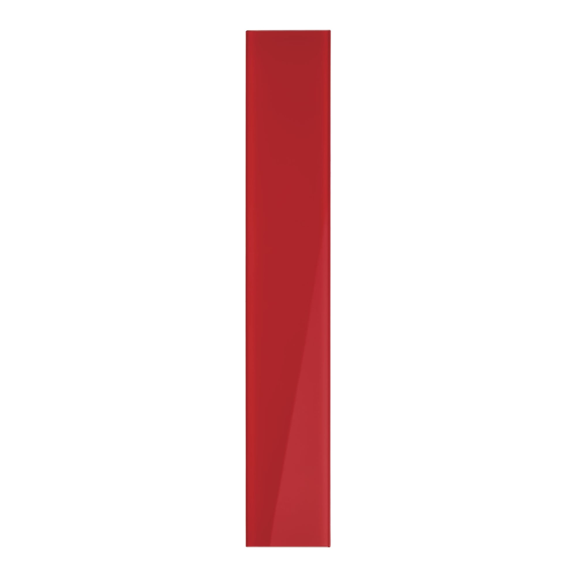 Magnetoplan Design-Glasboard, magnetisch, intensiv-rot, 100 x 600 mm