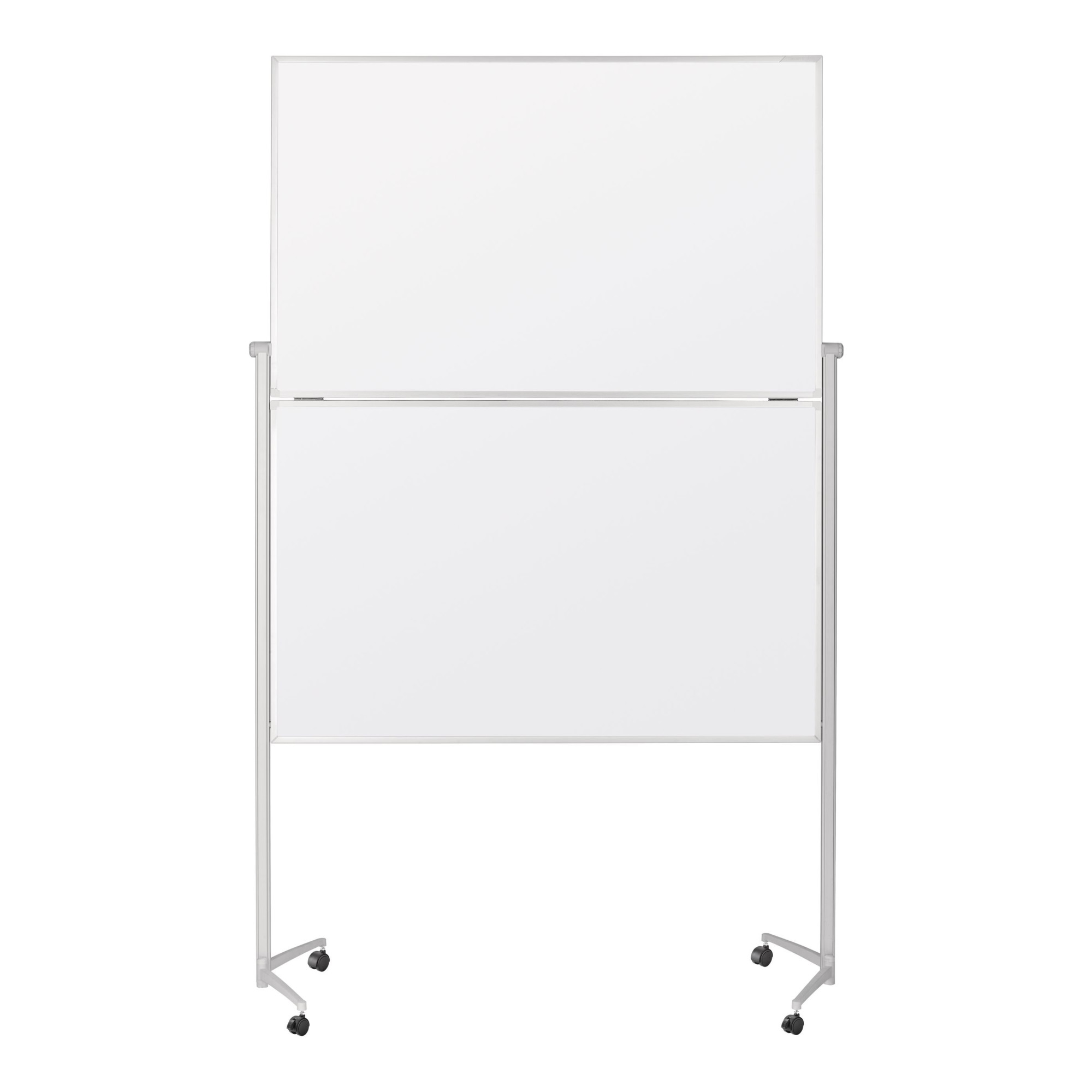 Magnetoplan Design-Moderatorentafel "evolution plus" klappbar, Filz grau, 1200 x 1500 mm