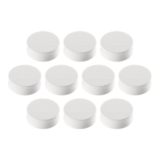 Soennecken Magnetoplan Ergo-Magnete, Large, Weiß, Pack A 10 Stück