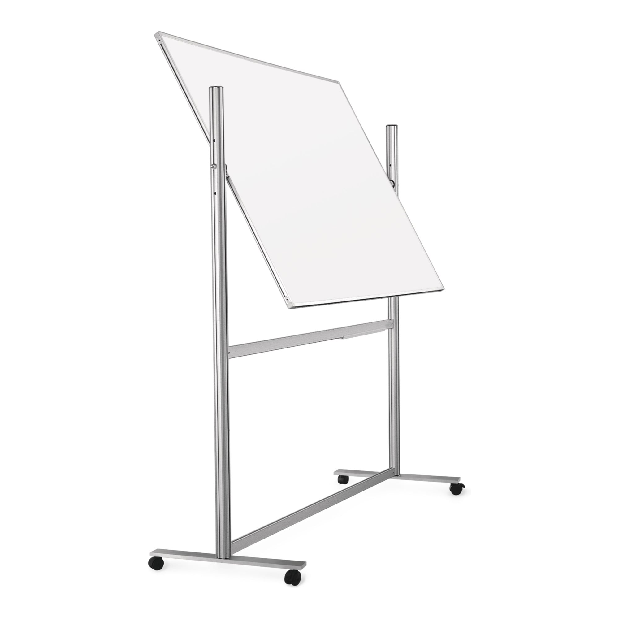Magnetoplan ferroscript-Schreibtafel mobil, doppelseitig, drehbar, 1500 x 1000 mm