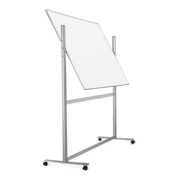 Magnetoplan ferroscript-Schreibtafel mobil, doppelseitig, drehbar, 2200 x 1200 mm