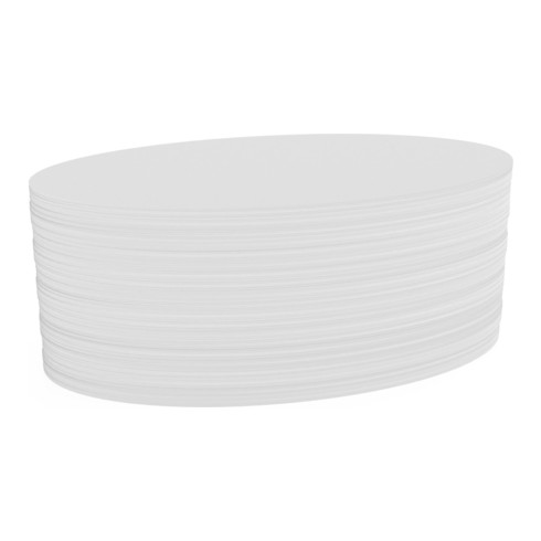 Magnetoplan Kommunikationskarte oval, 190 x 110 mm, 500 Stück, weiß, oval 192 x 111 mm, 500 BL