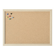 Magnetoplan Korktafel mit Holz-Rahmen, 1000 x 600 mm-1