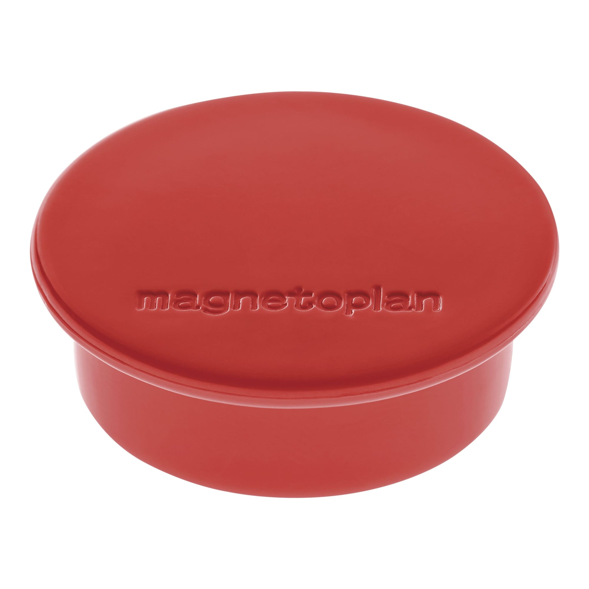 Magnetoplan Magnet Discofix Color, 10 Stück, Haftkraft ca. 2,2 kg, rot ; HOLTZ