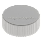 Magnetoplan Magnet Discofix Magnum, 10 pièces, gris