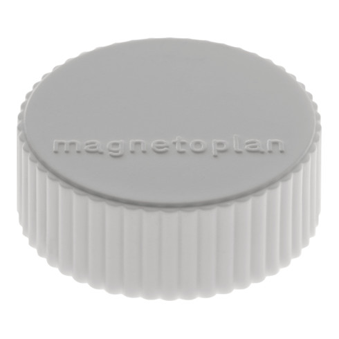Magnetoplan Magnet Discofix Magnum, 10 Stück, grau