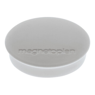 Magnetoplan Magnet Discofix Standard, 10 Stück, grau