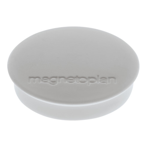 Magnetoplan Magnet Discofix Standard, 10 Stück, grau