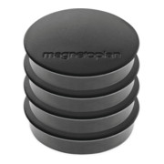 Magnetoplan Magnet Discofix Standard auf Blisterkarte, 4 Stück, weiß