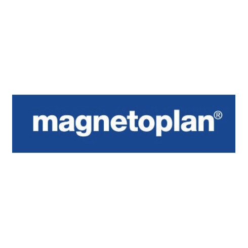 magnetoplan Magnet Memohalter 1666114 18mm dunkelblau 4 St./Pack.