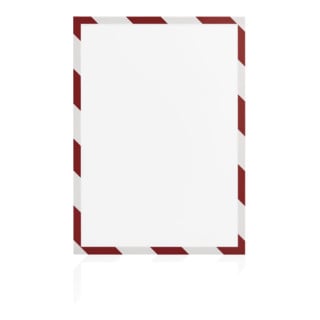 Magnetoplan magnetofix Magnetrahmen SAFETY, 5 Stück, A4, signalgelb-schwarz