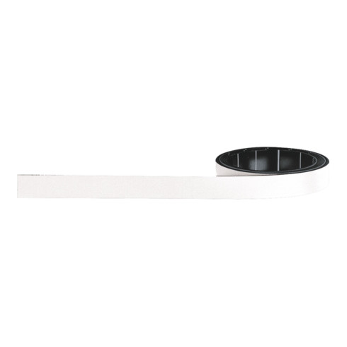 Magnetoplan magnetoflex-Band, weiß, 10 mm x 1 m