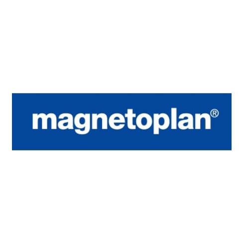 Magnetoplan Mobile Kommunikationswand, 1200 x 1500 mm, Email weiß