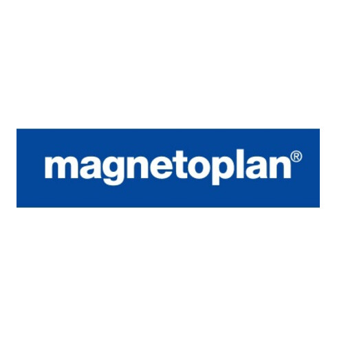Magnetoplan Mobile Kommunikationswand, Filz grau, 1200 x 1500 mm