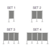 Magnetoplan Präsentationswand stationär, 1 Tafel-5