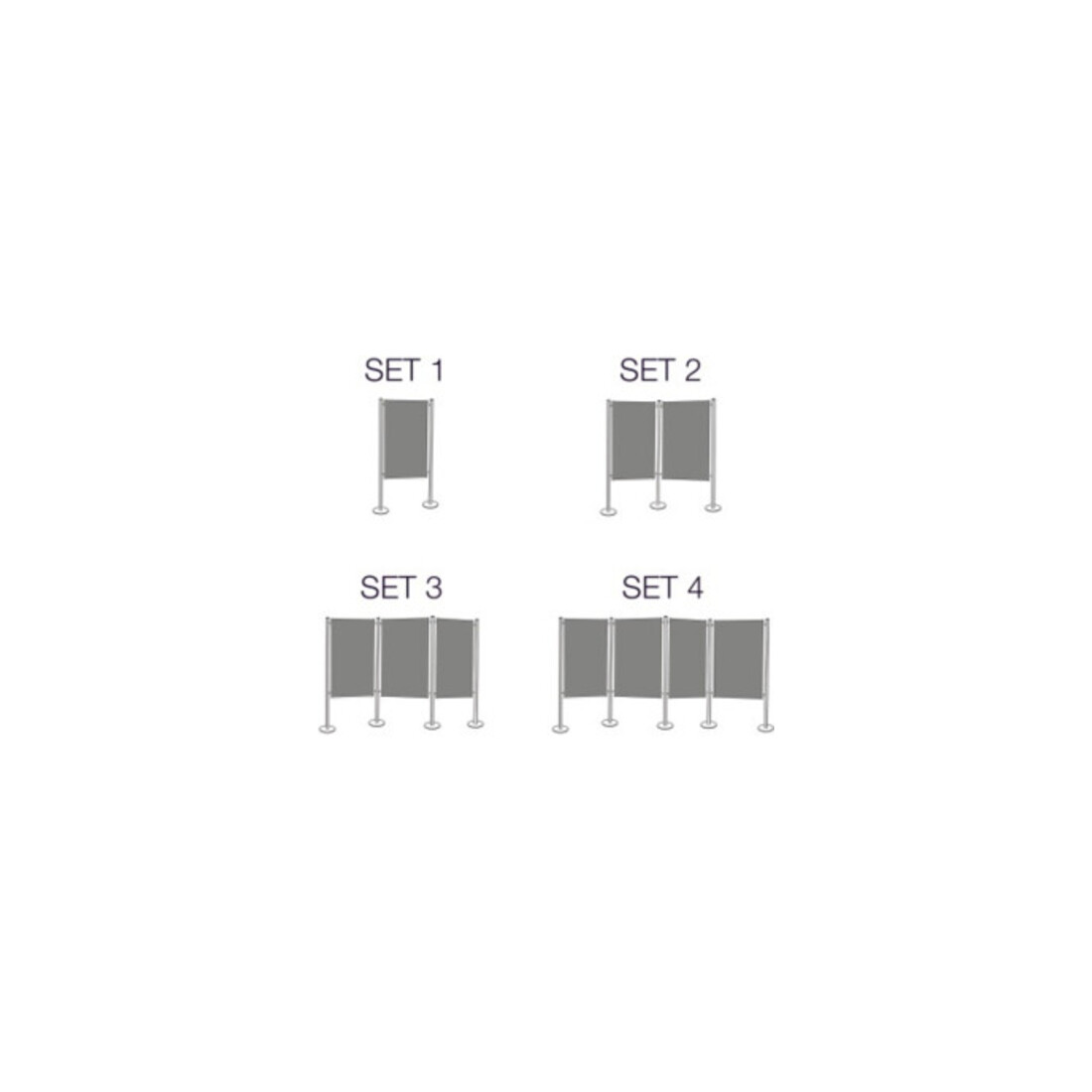 Magnetoplan Präsentationswand stationär, 1 Tafel