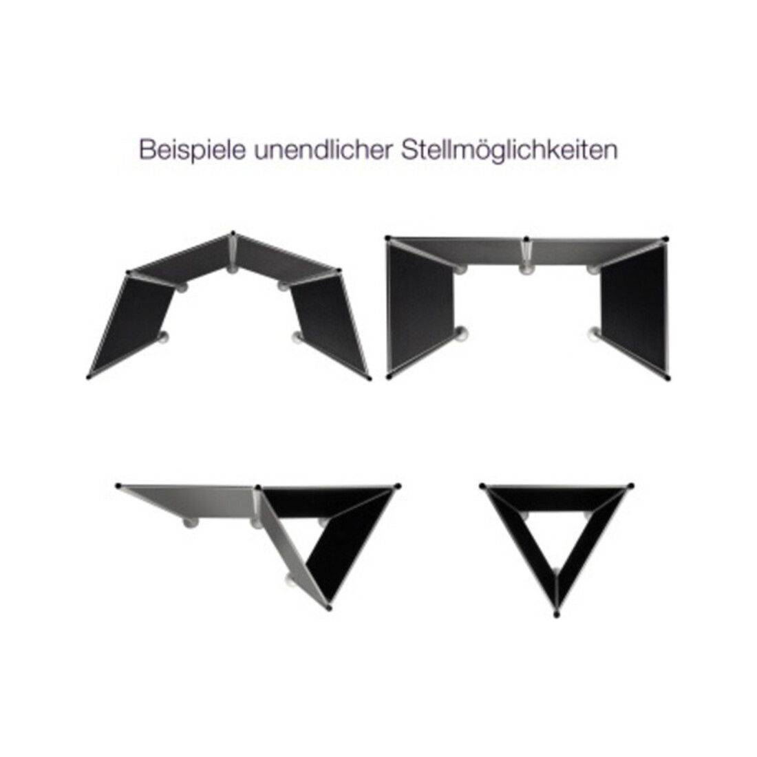 Magnetoplan Präsentationswand stationär, 2 Tafeln