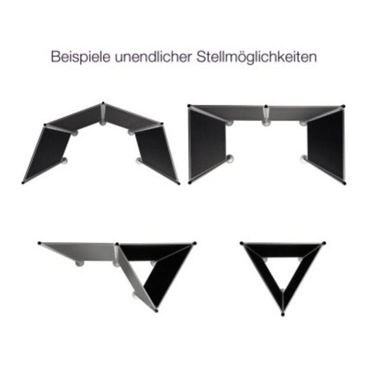 Magnetoplan Präsentationswand stationär, 3 Tafeln