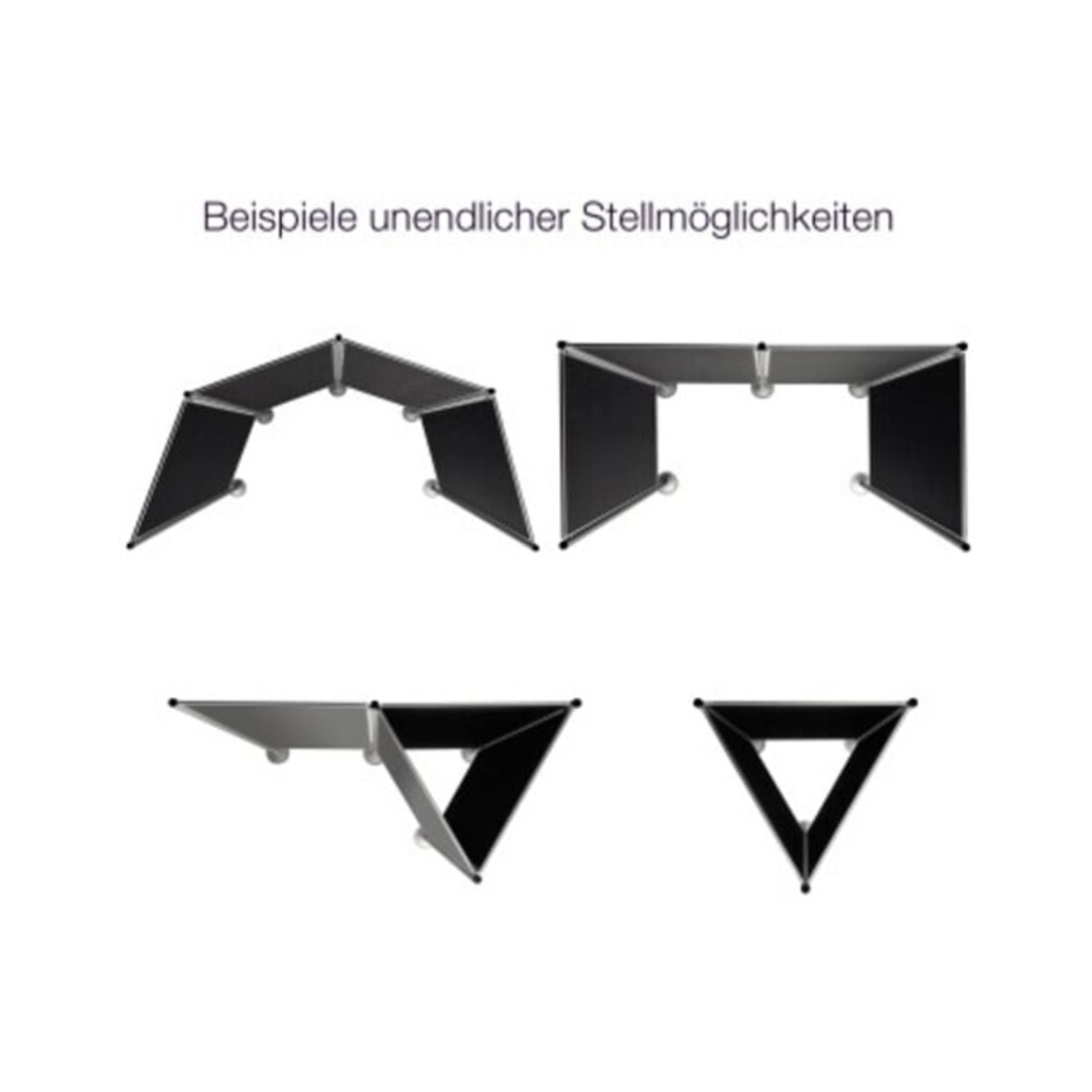 Magnetoplan Präsentationswand stationär, 3 Tafeln