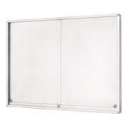 Magnetoplan Schaukasten Klassik mit Schiebetüren für den Innenbereich, 2205 x 1050 x 60 mm, 30 x A4-1