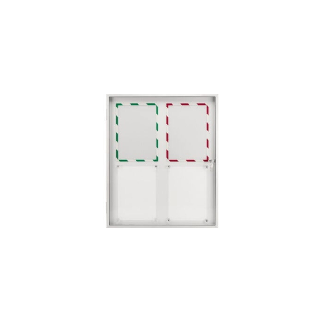 Magnetoplan Schaukasten SP mit Acrylglas, Innenbereich, 870 x 750 x 40 mm, 6 x A4 40 mm