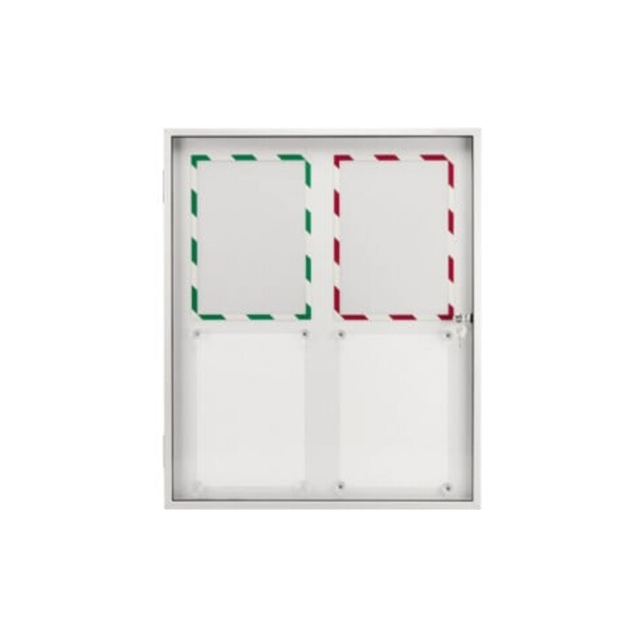 Magnetoplan Schaukasten SP mit Acrylglas, Innenbereich, 610 x 730 x 40 mm, 4 x A4