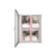 Magnetoplan Schaukasten SP mit Acrylglas, Innenbereich, 870 x 750 x 40 mm, 6 x A4 40 mm-4