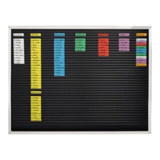 Magnetoplan Streifenstecktafel, 93 B 1190 x 1158 mm