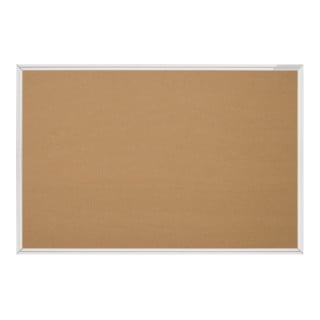 Tableau en liège l.1200xH900mm nature avec cadre alu MAGNETOPLAN