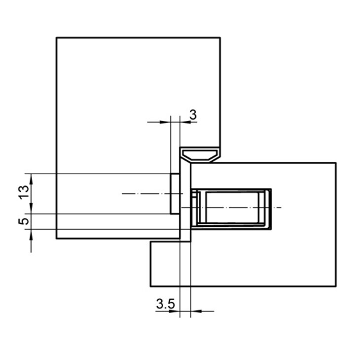 Magnetplatte KCM 50/H VA ma geb.SIMONSWERK