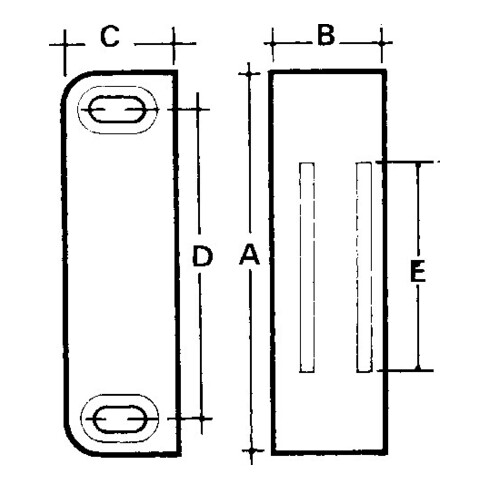 Magnetschn.Nr.10 80 40 weiß Raly 4 4Kg