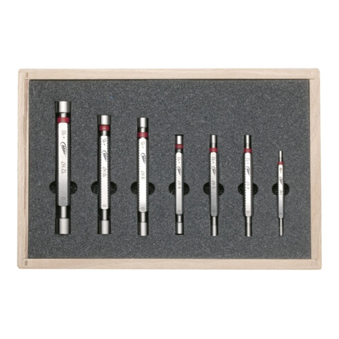 Mahr Grenzlehrdorn-Satz Passung H7, 7tlg3-12 mm