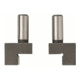 Mahr Inserts d'épaule pour mesure paire pour pointes de centrage extérieures-1