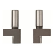Mahr Inserts d'épaule pour mesure paire pour pointes de centrage intérieures