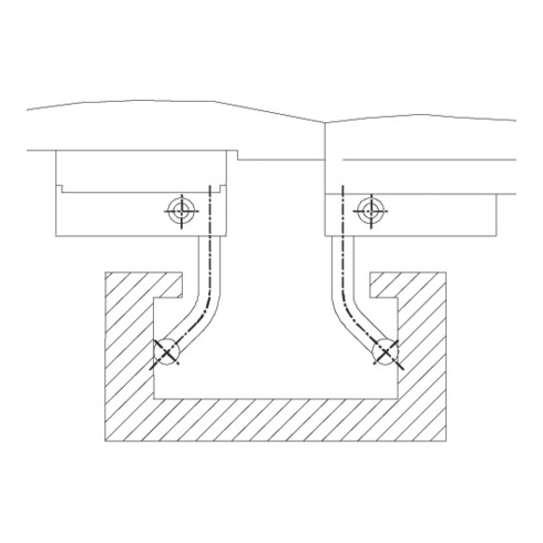 Mahr Jeu de cales 11x41mm coudé HP, paire