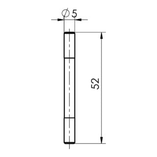 Mahr Jeu de mesure 52 mm cylindrique HP