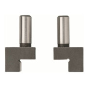 Mahr Schultermesseinsätze Paar z. Messung von Außen-Zentrierspitzen