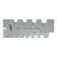 Mahr Trapez-Gew.-Stahllehre Trapez-Gewinde 60x20mm HP-1