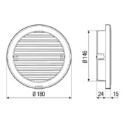 Maico Cache extérieur blanc, E-Set PP45 PP 45 AKR-3