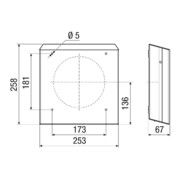 Maico Cache extérieur en acier inoxydable PPB 30 AE-3