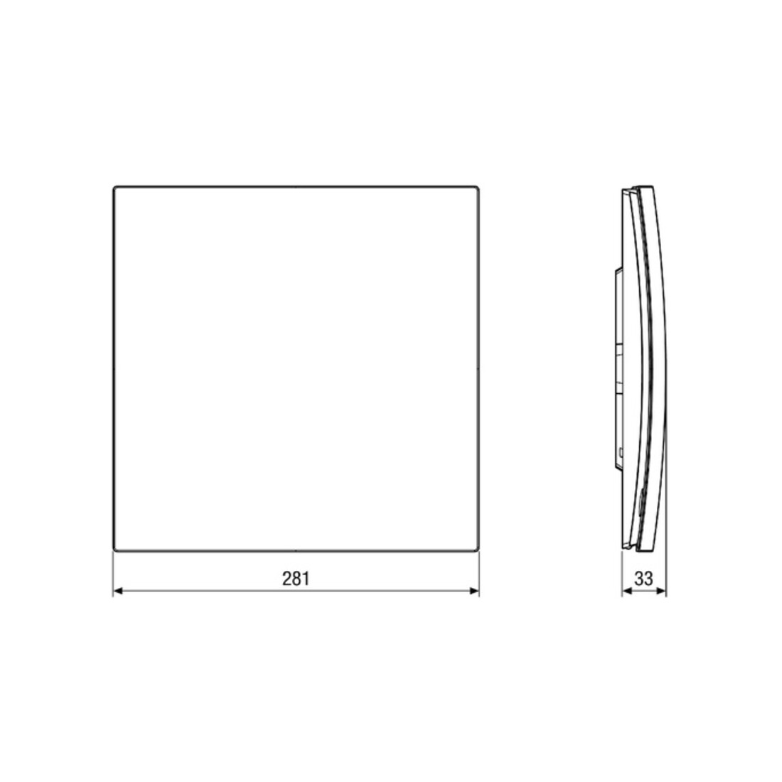 Maico Couvercle pour insert de ventilateur ER-A