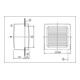 MAICO Fensterventilator EVN 22 R 225mm elektrisch