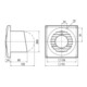 Maico Kleinraumventilator 8W 80cbm/h DN100 ECA piano Standard