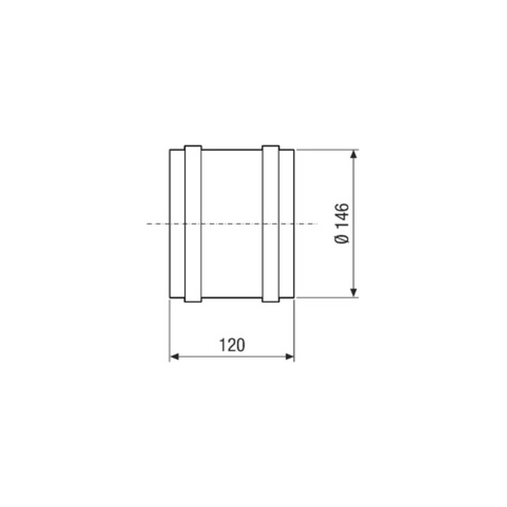 Maico Rohreinschubventilator 18W, 170cbm/h, IP44 ECA 15/4 E