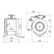 Maico Rohrventilator 180mm, 50W ERM 18 Ex e