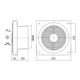 Maico Ventilateur mural encastré DN250 ENR 25