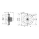Maico Ventilator 1000cbm/h, 32W, IP54 EZQ 25/4 D