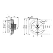 Maico Ventilator 2100cbm/h, 160W, IP55 EZQ 25/2 B-4