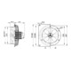 Maico Ventilator 475cbm/h, 35W, IP54 EZQ 20/4 E